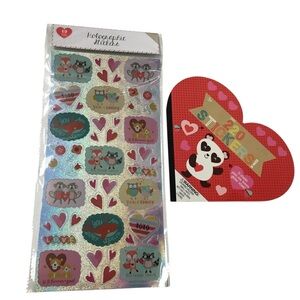 Valentine’s Stickers 269+ Total Pandas Hearts Elephants Owls Whale Foxes Monkeys